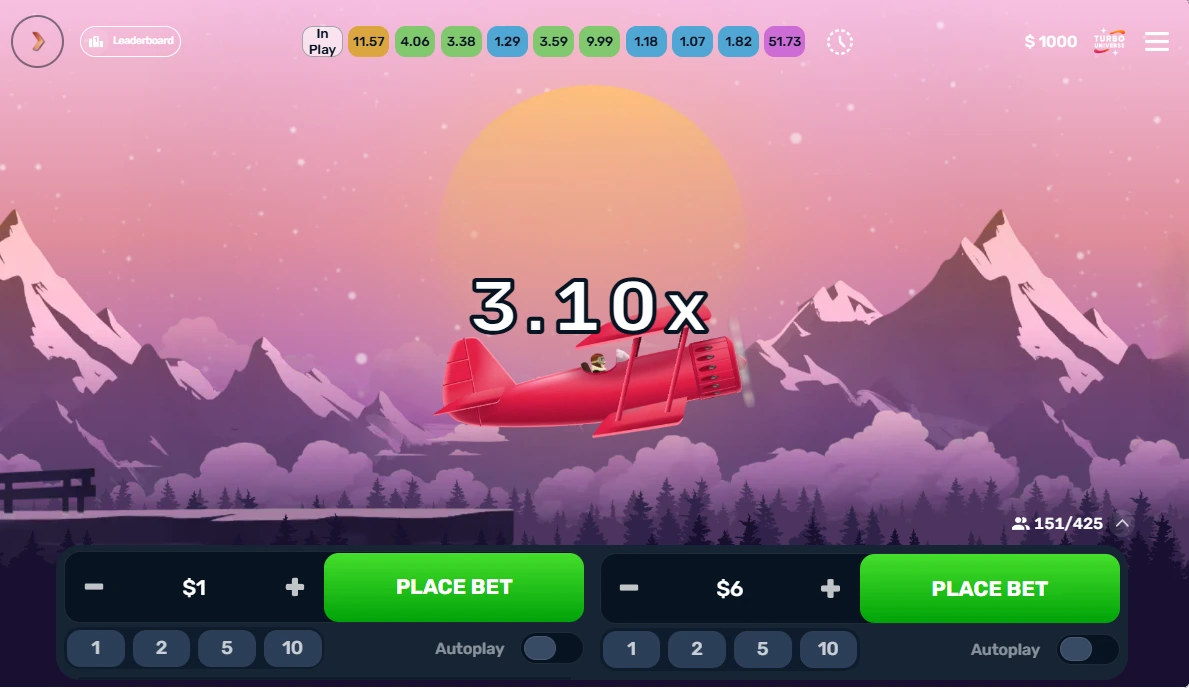 Aero crash game online.